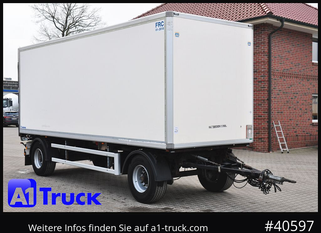 KRONE Koffer ISO, stark isoliert ehemaliger Kühlkoffer, Aluboden - Reboque furgão: foto 1 KRONE Koffer ISO, stark isoliert ehemaliger Kühlkoffer, Aluboden - Reboque furgão: foto 1