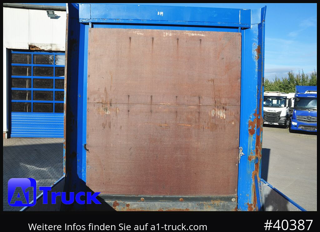 KRONE Mega, Pritsche, 1 Vorbesitzer, TÜV 01-2026, Staplerhalterung - Semi-reboque plataforma/ Caixa aberta: foto 5 KRONE Mega, Pritsche, 1 Vorbesitzer, TÜV 01-2026, Staplerhalterung - Semi-reboque plataforma/ Caixa aberta: foto 5