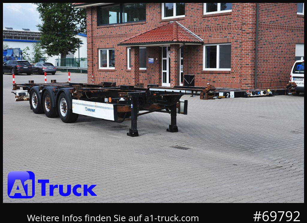 KRONE SDC, Containerchassis, 2x20/30/40 - Semi-reboque transportador de contêineres/ Caixa móvel: foto 1 KRONE SDC, Containerchassis, 2x20/30/40 - Semi-reboque transportador de contêineres/ Caixa móvel: foto 1
