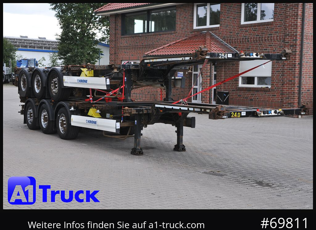 KRONE SDC, Lift, 2 erPaket, 2x20/30/40 - Semi-reboque transportador de contêineres/ Caixa móvel: foto 1 KRONE SDC, Lift, 2 erPaket, 2x20/30/40 - Semi-reboque transportador de contêineres/ Caixa móvel: foto 1