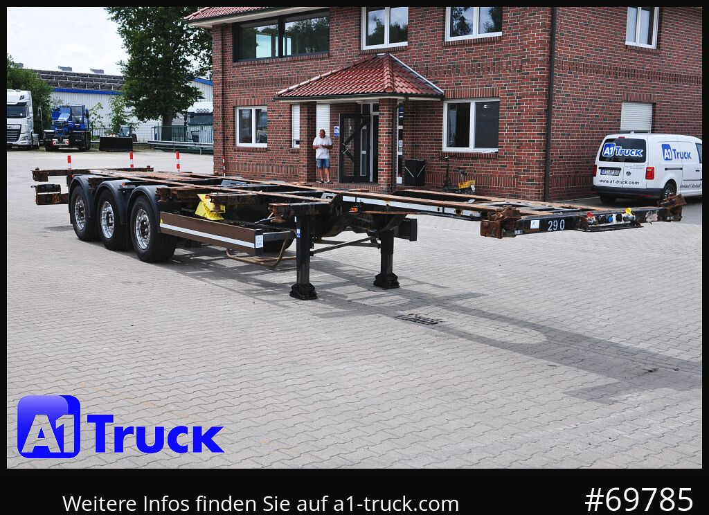 KRONE SDC, Lift SAF, 2x20/30/40 - Semi-reboque transportador de contêineres/ Caixa móvel: foto 1 KRONE SDC, Lift SAF, 2x20/30/40 - Semi-reboque transportador de contêineres/ Caixa móvel: foto 1