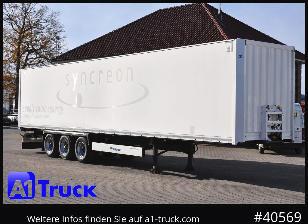 KRONE SDK 27, Koffer, 1 Vorbesitzer, Plywood, - Semi-reboque furgão: foto 1 KRONE SDK 27, Koffer, 1 Vorbesitzer, Plywood, - Semi-reboque furgão: foto 1