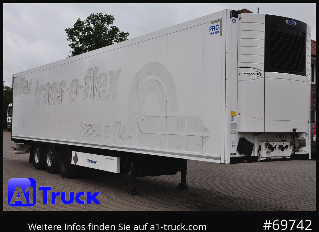 KRONE SDR 27 Carrier 1950, Rolltor, 1 Vorbesitzer - Semi-reboque frigorífico: foto 1 KRONE SDR 27 Carrier 1950, Rolltor, 1 Vorbesitzer - Semi-reboque frigorífico: foto 1