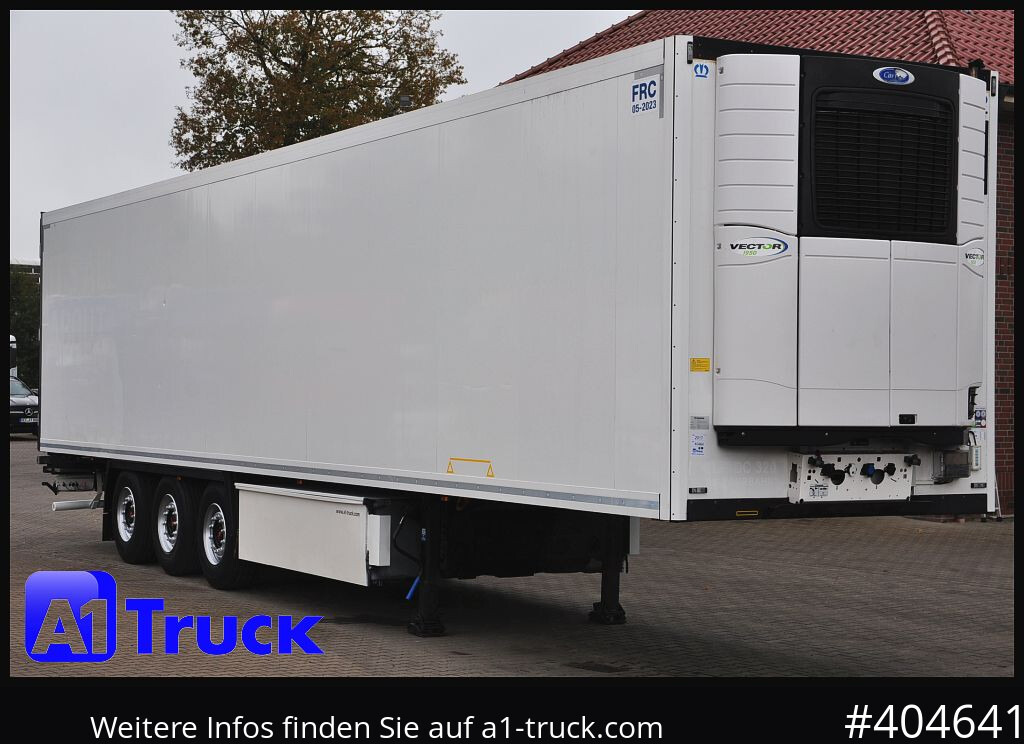 KRONE SDR 27, Rohrbahnen SAF Carrier Vector 1950, - Semi-reboque frigorífico: foto 1 KRONE SDR 27, Rohrbahnen SAF Carrier Vector 1950, - Semi-reboque frigorífico: foto 1