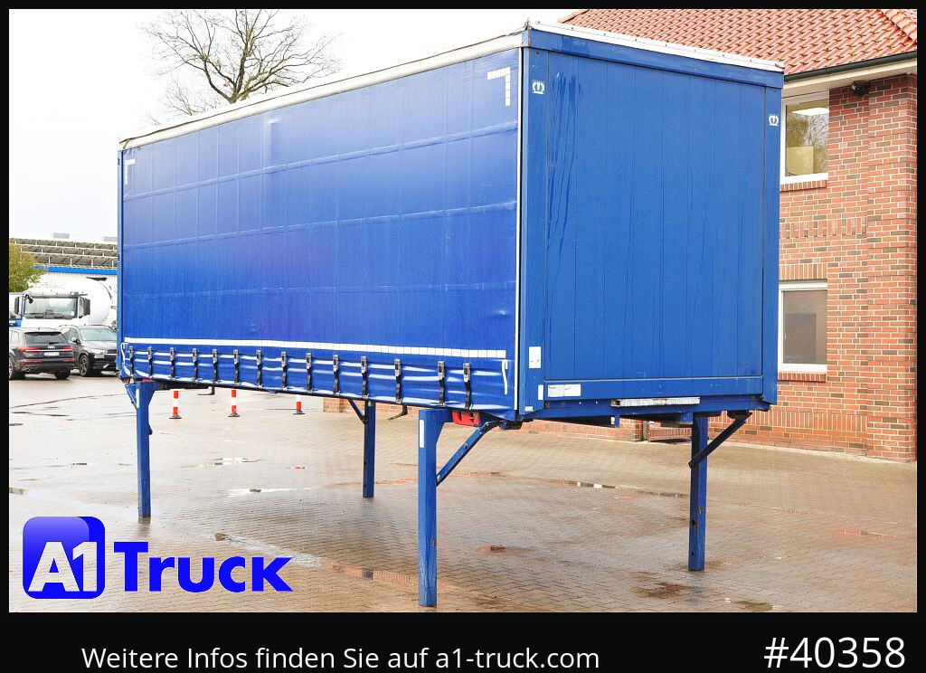 KRONE Wechselbrücke 7,45, Code XL, Bordwand, neue Plane - Toldo carroçaria: foto 1 KRONE Wechselbrücke 7,45, Code XL, Bordwand, neue Plane - Toldo carroçaria: foto 1