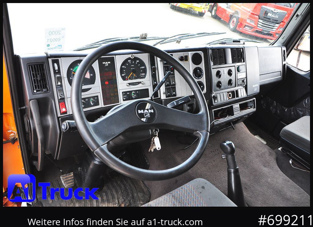 MAN MAN F 2000 26.464 Intarder Kran PK 15.500 Funk, - Camião de caixa aberta/ Plataforma, Camião grua: foto 4 MAN MAN F 2000 26.464 Intarder Kran PK 15.500 Funk, - Camião de caixa aberta/ Plataforma, Camião grua: foto 4