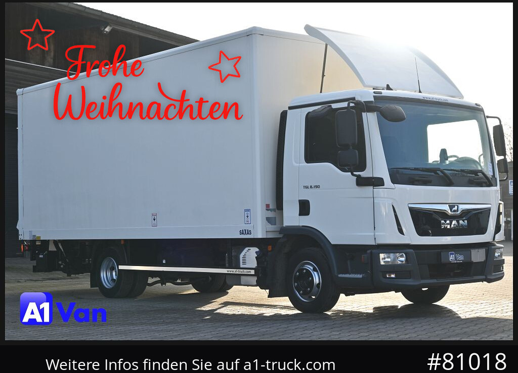 MAN TGL 8.190 4x2, Klima, LBW, Rockinger - Carrinha de contentor: foto 1 MAN TGL 8.190 4x2, Klima, LBW, Rockinger - Carrinha de contentor: foto 1