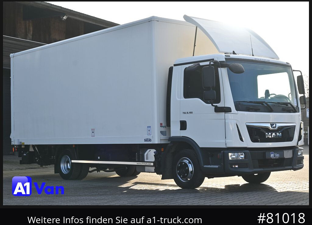 MAN TGL 8.190 4x2, Klima, LBW, Rockinger - Carrinha de contentor: foto 1 MAN TGL 8.190 4x2, Klima, LBW, Rockinger - Carrinha de contentor: foto 1