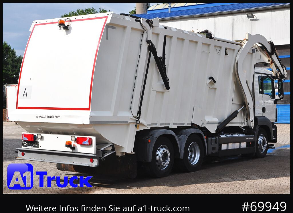 Caminhão de lixo para transporte de lixo MAN TGS 26.320, Faun 533 Frontlader, Überkopflader Müllwagen,: foto 9