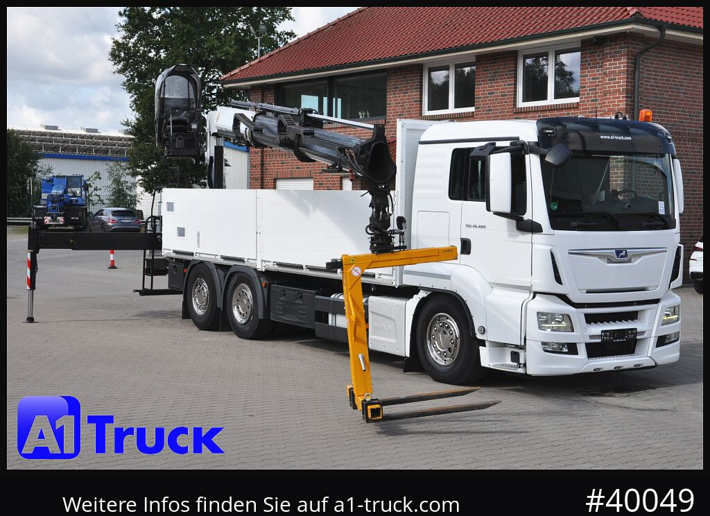 MAN TGS 26.400, Palfinger,PK 20005, Lift-Lenk - Camião grua, Camião de caixa aberta/ Plataforma: foto 1 MAN TGS 26.400, Palfinger,PK 20005, Lift-Lenk - Camião grua, Camião de caixa aberta/ Plataforma: foto 1