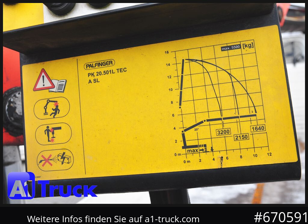 MAN TGS 26.440, Kran PK20.501L Lenkachse, - Camião de caixa aberta/ Plataforma, Camião grua: foto 2 MAN TGS 26.440, Kran PK20.501L Lenkachse, - Camião de caixa aberta/ Plataforma, Camião grua: foto 2