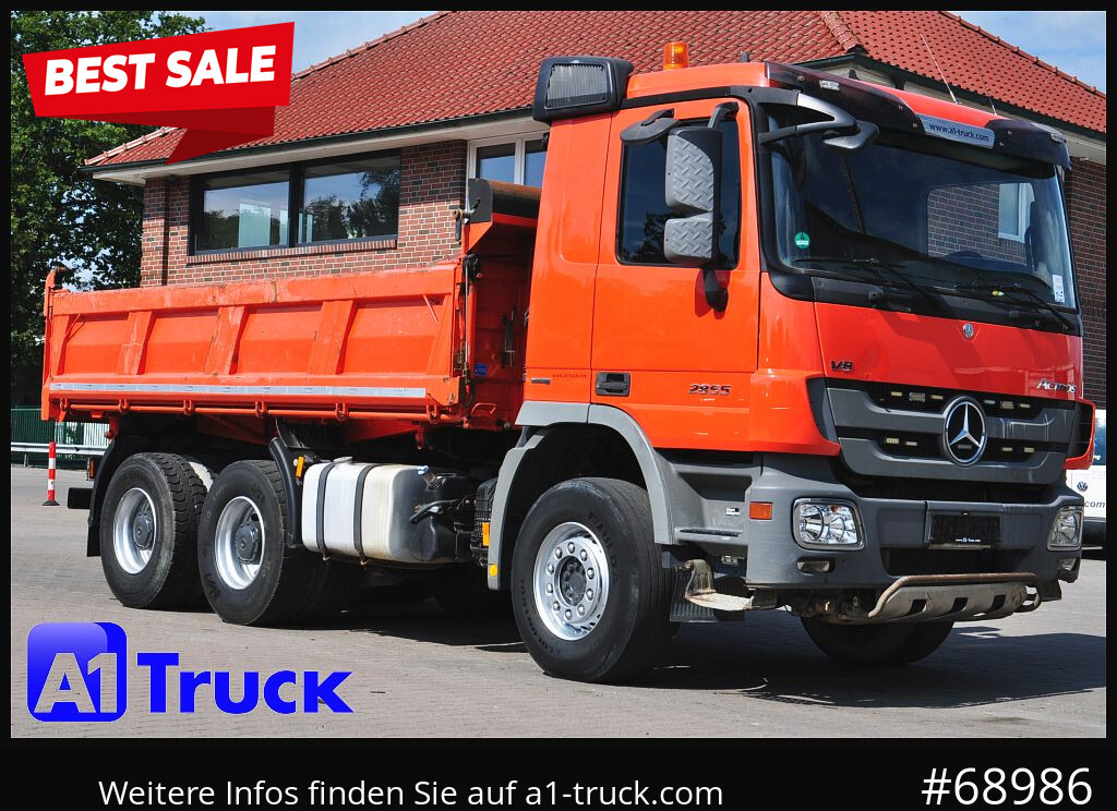 MERCEDES-BENZ Actros 2655 ,V8, 6x4 Meiller Klima , EPS - Camião basculante: foto 1 MERCEDES-BENZ Actros 2655 ,V8, 6x4 Meiller Klima , EPS - Camião basculante: foto 1