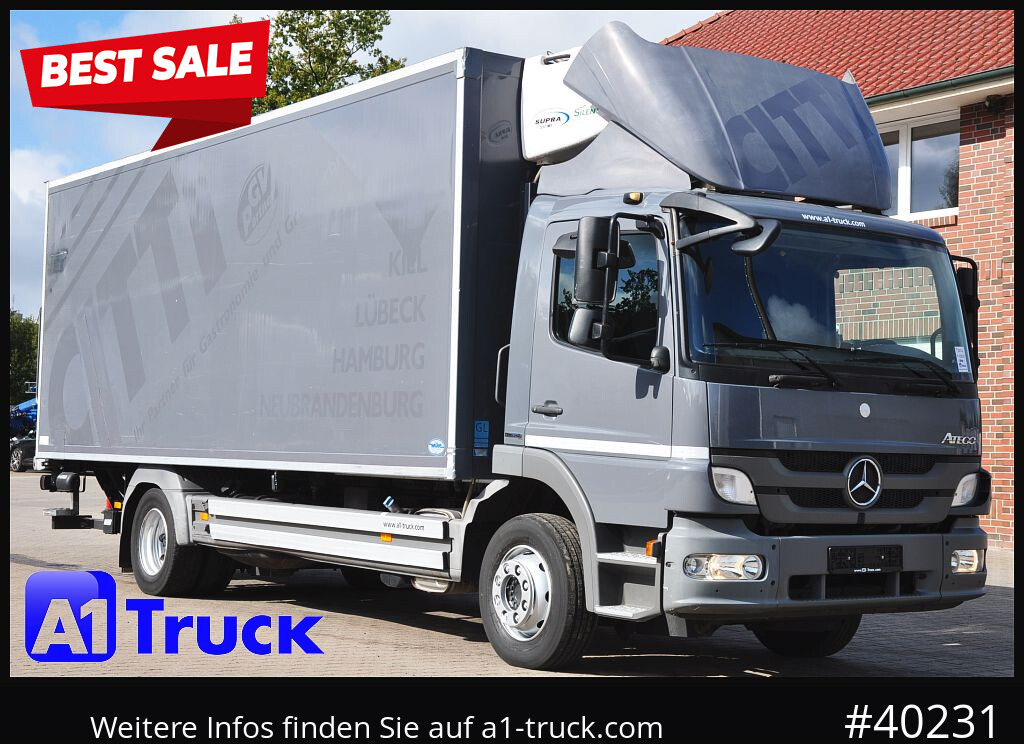 MERCEDES-BENZ Atego 1222, Kühlkoffer, Carrier Supra 850 Mt, LBW - Camião frigorífico: foto 1 MERCEDES-BENZ Atego 1222, Kühlkoffer, Carrier Supra 850 Mt, LBW - Camião frigorífico: foto 1