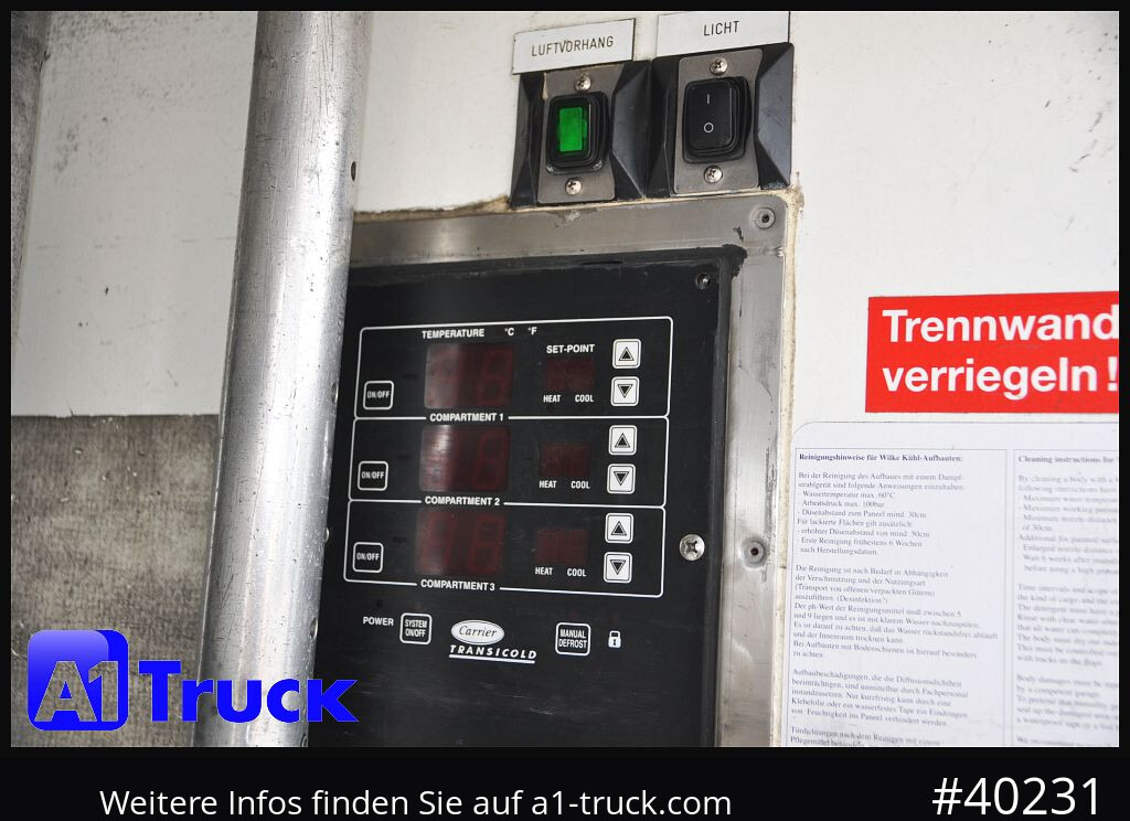 MERCEDES-BENZ Atego 1222, Kühlkoffer, Carrier Supra 850 Mt, LBW - Camião frigorífico: foto 2 MERCEDES-BENZ Atego 1222, Kühlkoffer, Carrier Supra 850 Mt, LBW - Camião frigorífico: foto 2