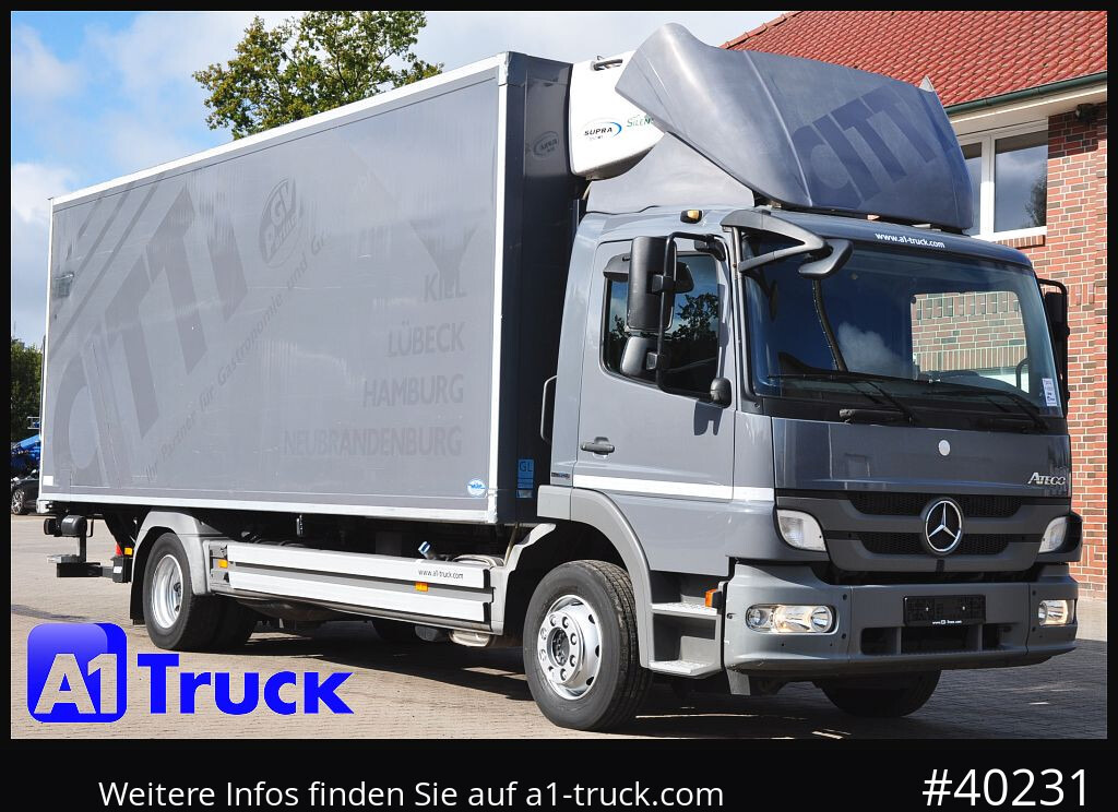 MERCEDES-BENZ Atego 1222, Kühlkoffer, Carrier Supra 850 Mt, LBW - Camião frigorífico: foto 1 MERCEDES-BENZ Atego 1222, Kühlkoffer, Carrier Supra 850 Mt, LBW - Camião frigorífico: foto 1