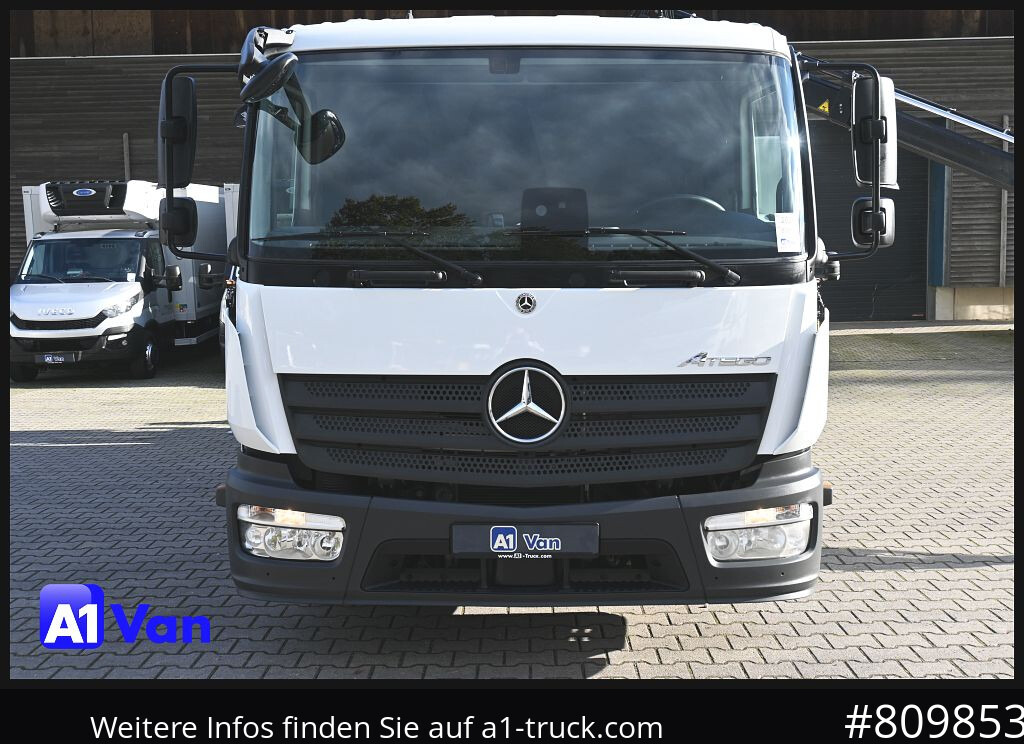 Camião basculante, Camião grua MERCEDES-BENZ Atego 816 Kipper Kran, Hiab, AHK, Klima: foto 14