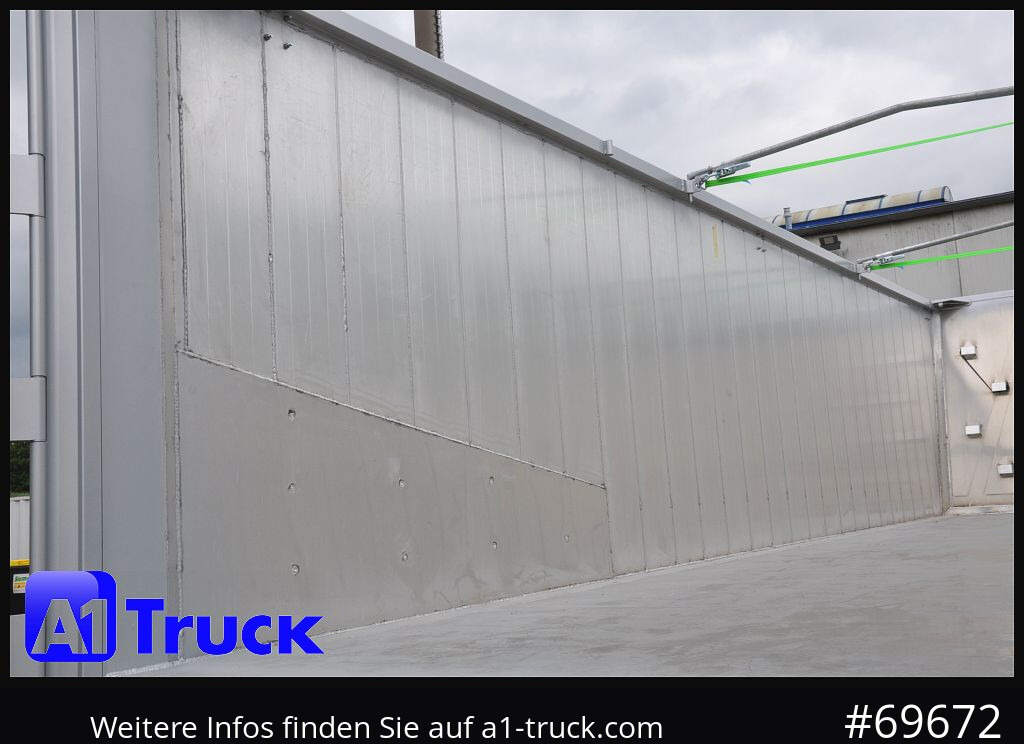 REISCH RHKS, Alu-Kippmulde 50m³, NEU Kombitüren, Alufelgen, Liftachse, - Semi-reboque basculante: foto 2 REISCH RHKS, Alu-Kippmulde 50m³, NEU Kombitüren, Alufelgen, Liftachse, - Semi-reboque basculante: foto 2