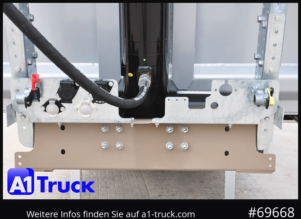 REISCH RHKS, Alu-Kippmulde 50m³, NEU Kombitüren, Alufelgen, Liftachse, - Semi-reboque basculante: foto 4 REISCH RHKS, Alu-Kippmulde 50m³, NEU Kombitüren, Alufelgen, Liftachse, - Semi-reboque basculante: foto 4