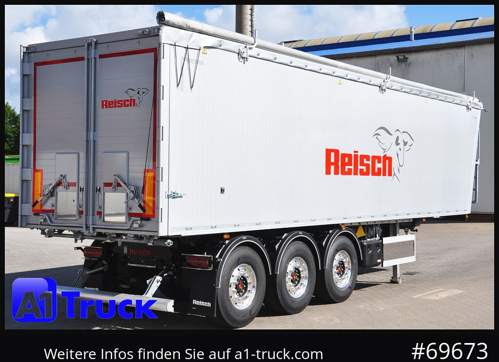 Semi-reboque basculante novo REISCH RHKS, Alu-Kippmulde 54m³, Kombitüren, Alufelgen, Liftachse,: foto 9