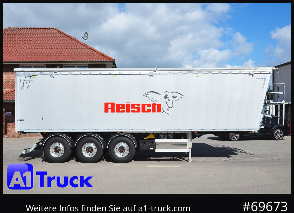 Semi-reboque basculante novo REISCH RHKS, Alu-Kippmulde 54m³, Kombitüren, Alufelgen, Liftachse,: foto 8