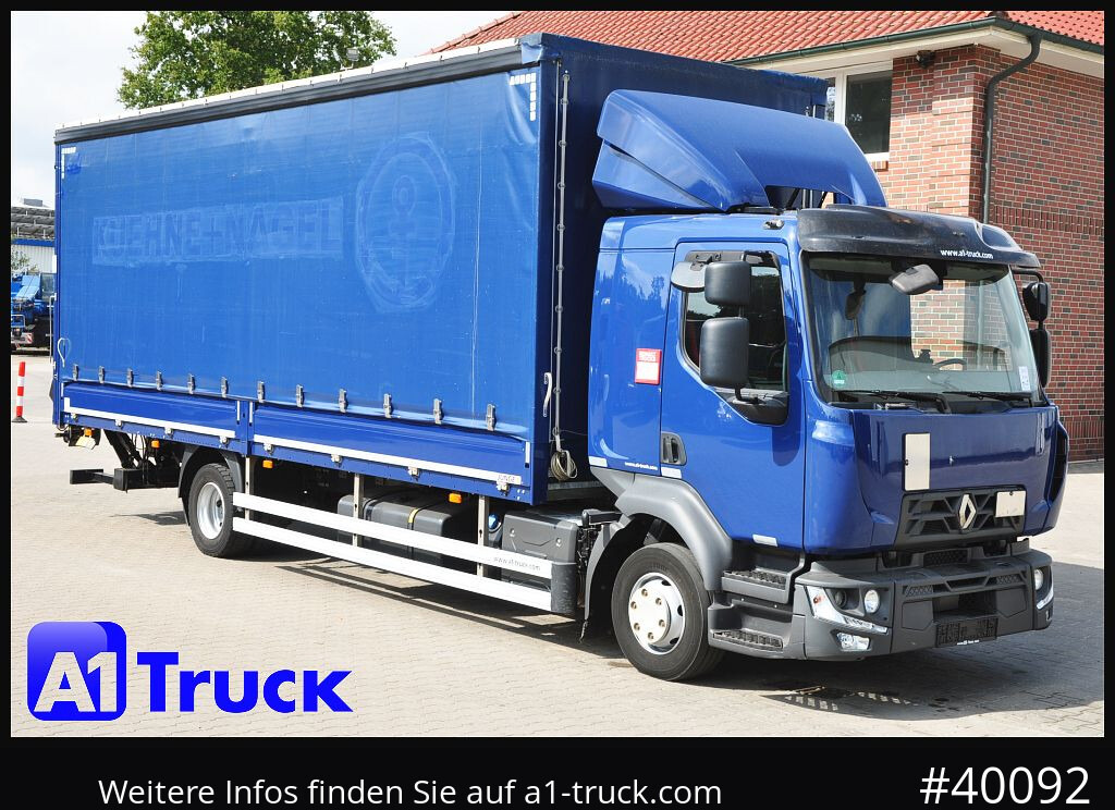 RENAULT D 240, 4x2, Ladebordwand, LBW, guter Zustand - Camião de lona: foto 1 RENAULT D 240, 4x2, Ladebordwand, LBW, guter Zustand - Camião de lona: foto 1