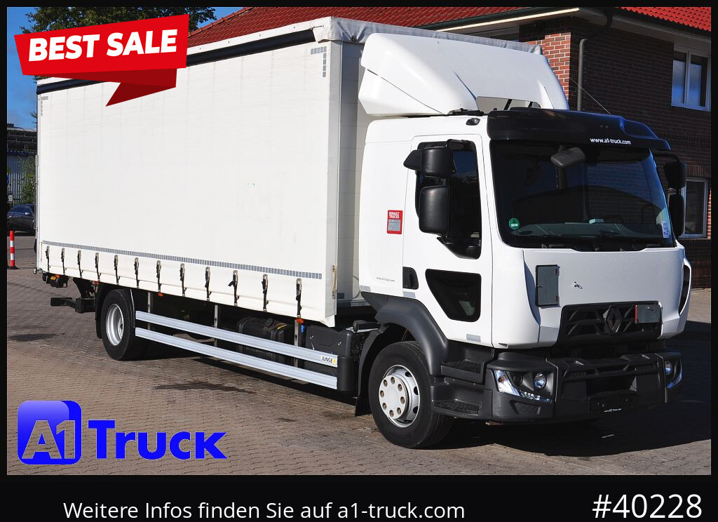 RENAULT D 280, 4x2, Ladebordwand, LBW, TÜV 06/2026 - Camião de lona: foto 1 RENAULT D 280, 4x2, Ladebordwand, LBW, TÜV 06/2026 - Camião de lona: foto 1