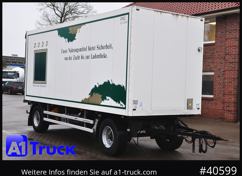 SCHMITZ Achwege & Tönjes, Rohrbahn, Fleisch, Schmitz Aufbau - Reboque frigorífico: foto 1 SCHMITZ Achwege & Tönjes, Rohrbahn, Fleisch, Schmitz Aufbau - Reboque frigorífico: foto 1
