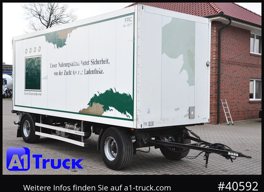 SCHMITZ Achwege & Tönjes, Rohrbahn, Fleisch, Schmitz Aufbau - Reboque frigorífico: foto 1 SCHMITZ Achwege & Tönjes, Rohrbahn, Fleisch, Schmitz Aufbau - Reboque frigorífico: foto 1