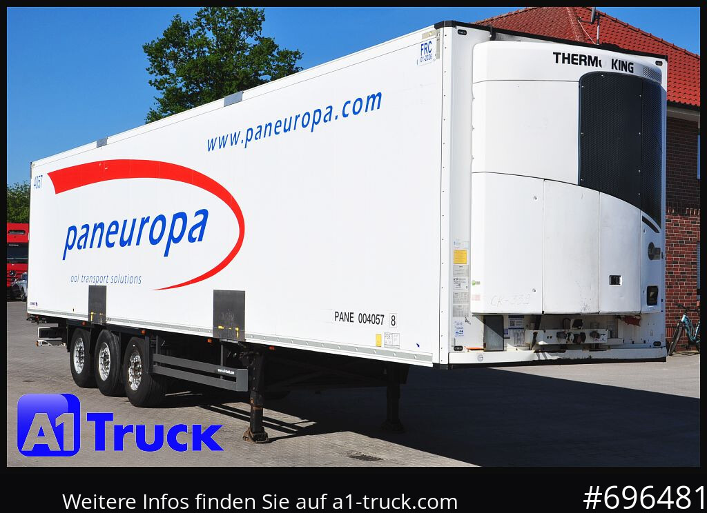 SCHMITZ Rohrbahnen Fleisch, Meat, 4079 Stunden, TK SLX 400 - Semi-reboque frigorífico: foto 1 SCHMITZ Rohrbahnen Fleisch, Meat, 4079 Stunden, TK SLX 400 - Semi-reboque frigorífico: foto 1