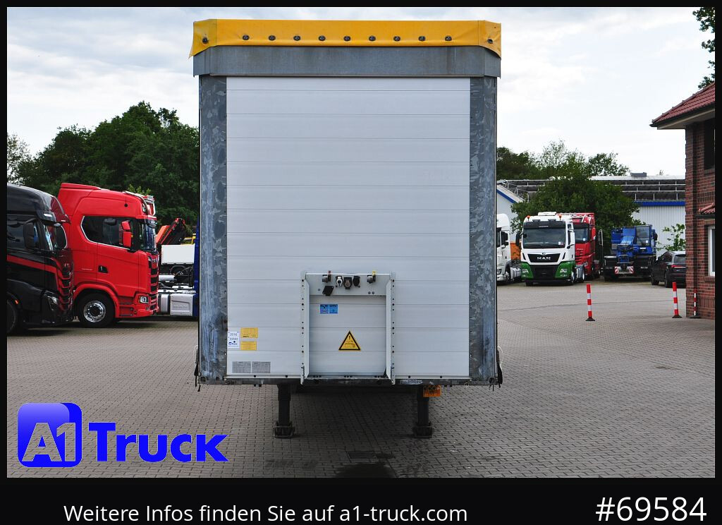 SCHMITZ SCS 24, Mega, BPW, verzinkt, VDI 2700, neue Plane - Semi-reboque de lona: foto 2 SCHMITZ SCS 24, Mega, BPW, verzinkt, VDI 2700, neue Plane - Semi-reboque de lona: foto 2