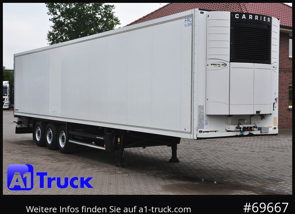SCHMITZ SKO 24, Carrier,1950 MT, Multitemp, Blumenbreit, - Semi-reboque frigorífico: foto 1 SCHMITZ SKO 24, Carrier,1950 MT, Multitemp, Blumenbreit, - Semi-reboque frigorífico: foto 1