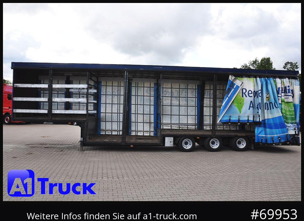 SCHROEDER,WIESMOOR Schröder Jumbo Hubdach, Getränkeauflieger - Semi-reboque de lona: foto 4 SCHROEDER,WIESMOOR Schröder Jumbo Hubdach, Getränkeauflieger - Semi-reboque de lona: foto 4