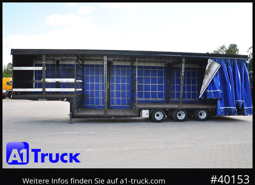 SCHROEDER,WIESMOOR Schröder Jumbo Hubdach, Getränkeauflieger - Semi-reboque transporte de bebidas: foto 2 SCHROEDER,WIESMOOR Schröder Jumbo Hubdach, Getränkeauflieger - Semi-reboque transporte de bebidas: foto 2