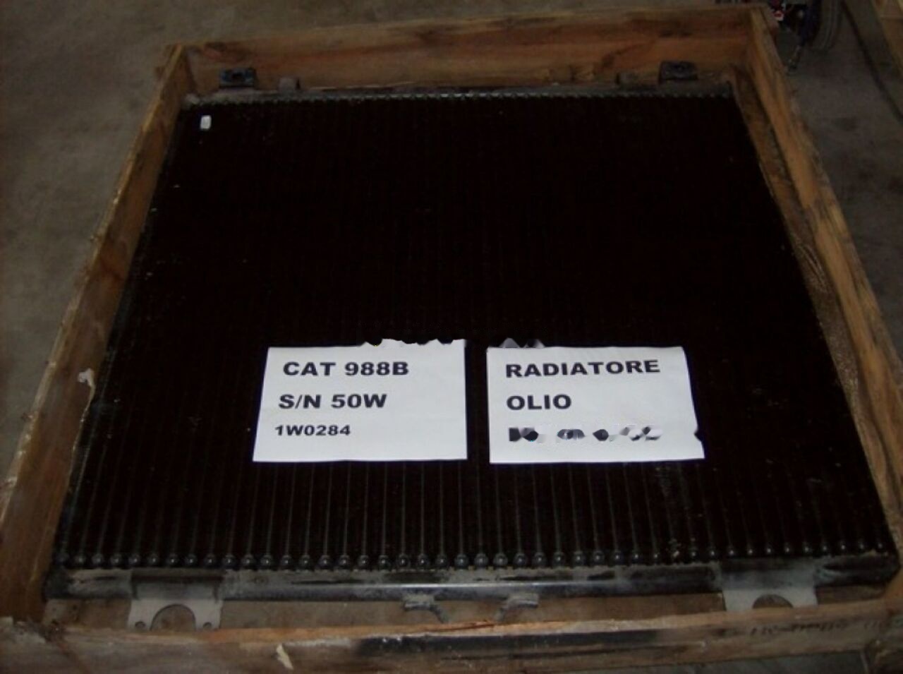 (1W0284) CATERPILLAR 988B 50W - Radiador por Pá carregadora de rodas: foto 2 (1W0284) CATERPILLAR 988B 50W - Radiador por Pá carregadora de rodas: foto 2