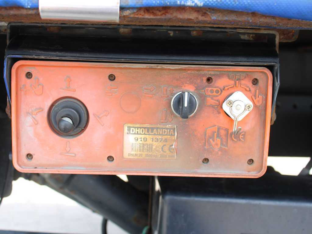 Camião de lona DAF FA LF 45, EURO 5, HYDRAULIC FRONT: foto 7