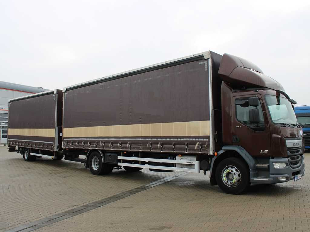 DAF LF 310 FA, EURO 6 + SVAN CHT101 - Camião de lona: foto 2 DAF LF 310 FA, EURO 6 + SVAN CHT101 - Camião de lona: foto 2