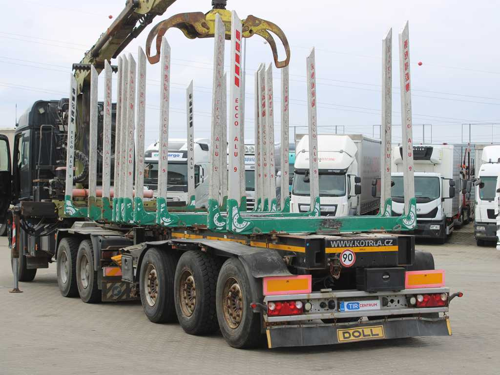 DOLL H3S-14H9, SAF AXLES, 2X LIFT AXLE, EXTENSION - Semi-reboque transporte de madeira: foto 5 DOLL H3S-14H9, SAF AXLES, 2X LIFT AXLE, EXTENSION - Semi-reboque transporte de madeira: foto 5