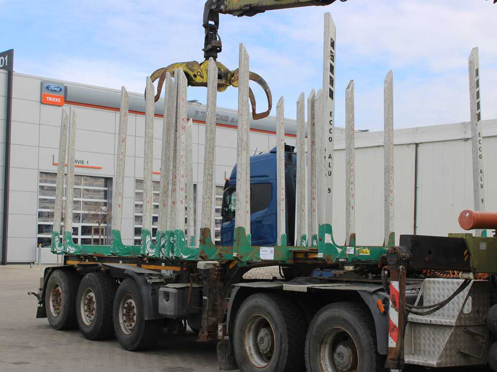 DOLL H3S-14H9, SAF AXLES, 2X LIFT AXLE, EXTENSION - Semi-reboque transporte de madeira: foto 3 DOLL H3S-14H9, SAF AXLES, 2X LIFT AXLE, EXTENSION - Semi-reboque transporte de madeira: foto 3