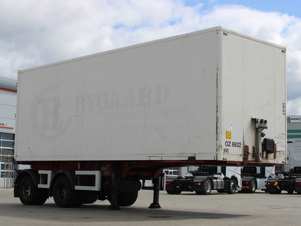 KEL-BERG E36S2, AXLES 10t, EXPANDABLE, SAF AXLES - Semi-reboque furgão: foto 3 KEL-BERG E36S2, AXLES 10t, EXPANDABLE, SAF AXLES - Semi-reboque furgão: foto 3