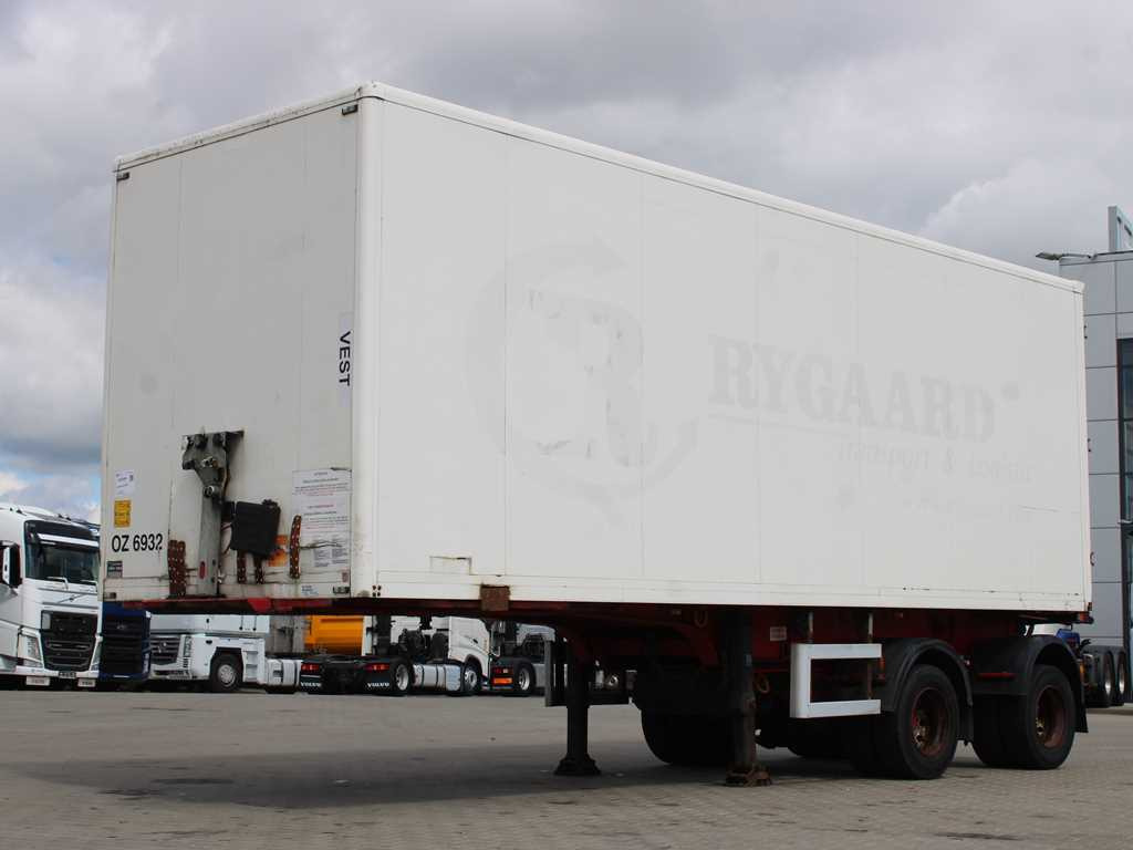 KEL-BERG E36S2, AXLES 10t, EXPANDABLE, SAF AXLES - Semi-reboque furgão: foto 1 KEL-BERG E36S2, AXLES 10t, EXPANDABLE, SAF AXLES - Semi-reboque furgão: foto 1
