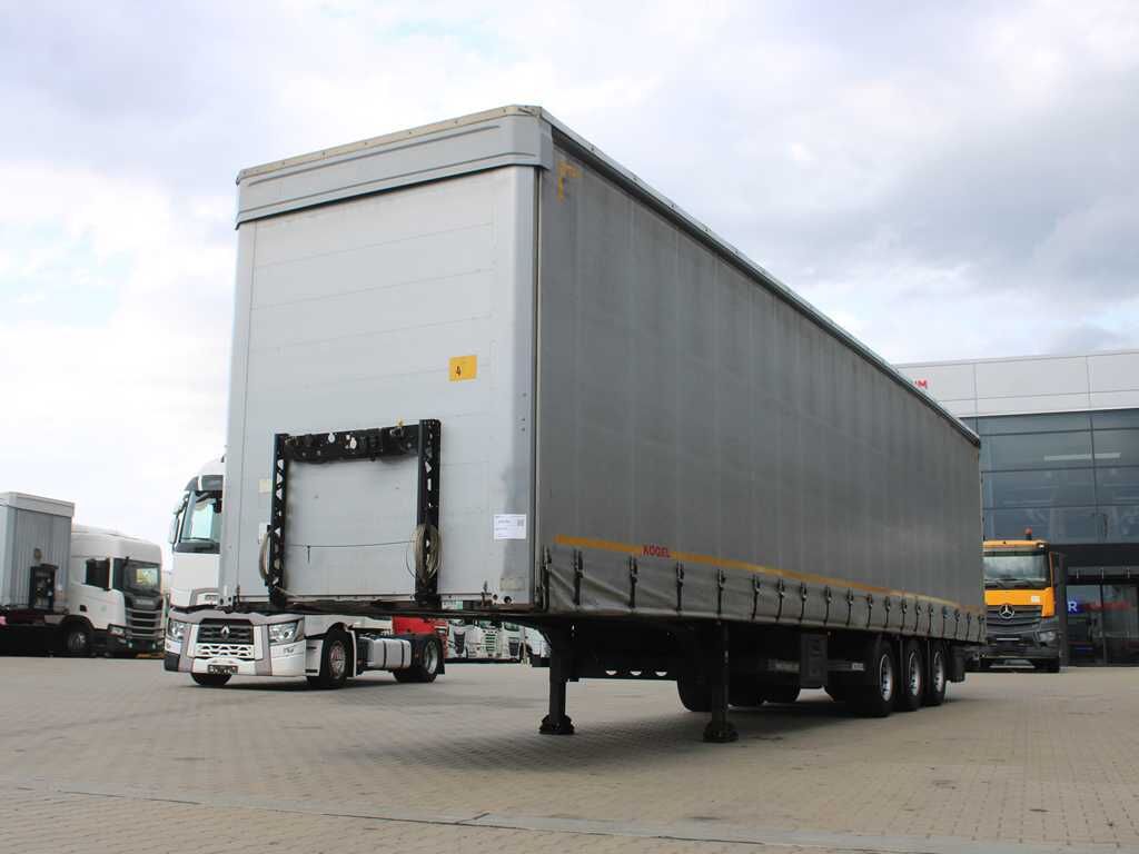 Kögel SN 24, LOWDECK, LIFT AXLE, LIFTING ROOF, SAF - Semi-reboque de lona: foto 1 Kögel SN 24, LOWDECK, LIFT AXLE, LIFTING ROOF, SAF - Semi-reboque de lona: foto 1
