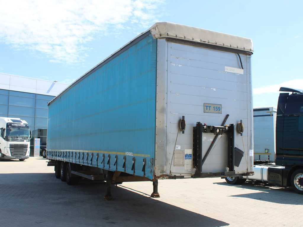 Kögel SN 24, LOWDECK, LIFT AXLE, MULTILOCK, SAF - Semi-reboque de lona: foto 3 Kögel SN 24, LOWDECK, LIFT AXLE, MULTILOCK, SAF - Semi-reboque de lona: foto 3