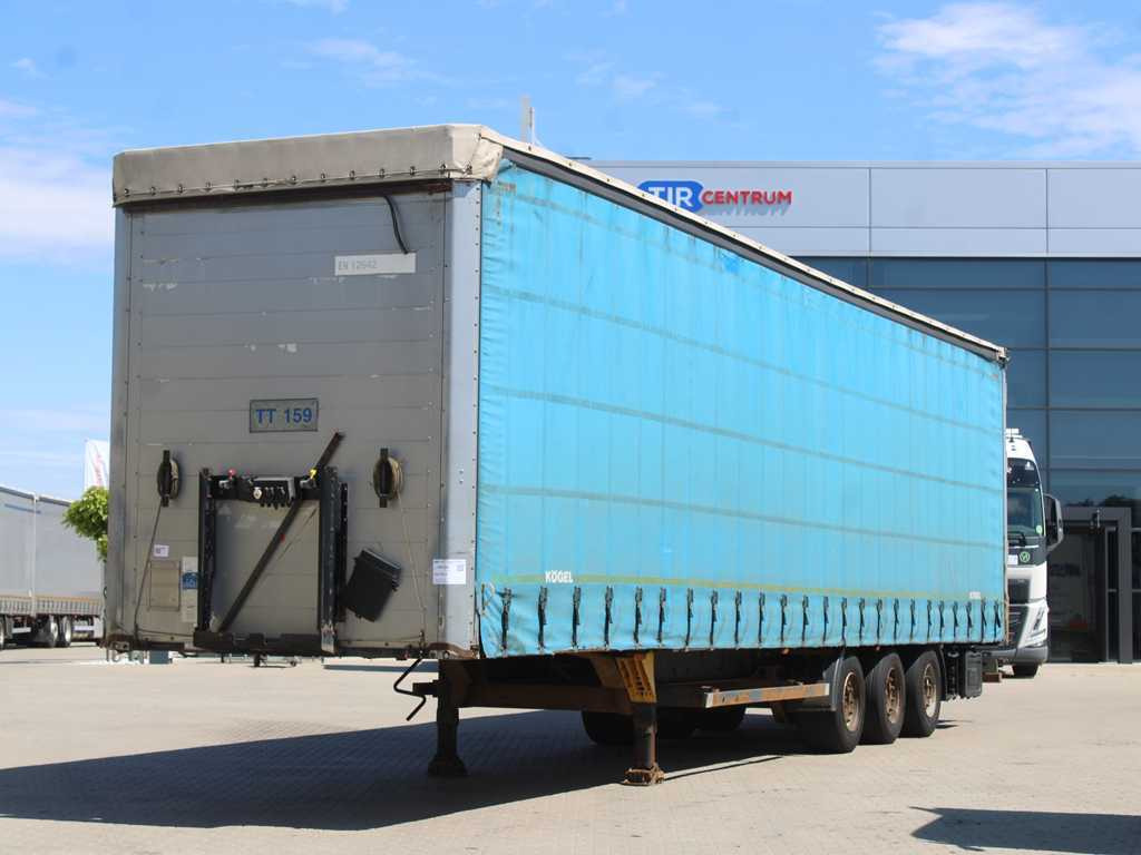 Kögel SN 24, LOWDECK, LIFT AXLE, MULTILOCK, SAF - Semi-reboque de lona: foto 1 Kögel SN 24, LOWDECK, LIFT AXLE, MULTILOCK, SAF - Semi-reboque de lona: foto 1