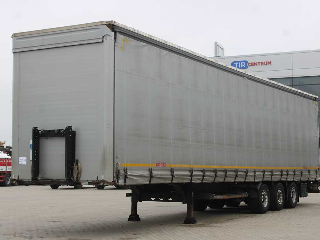 Kögel SN 24, LOWDECK, LIFTING AXLE, MULTILOCK, LIFTING ROOF - Semi-reboque de lona: foto 1 Kögel SN 24, LOWDECK, LIFTING AXLE, MULTILOCK, LIFTING ROOF - Semi-reboque de lona: foto 1