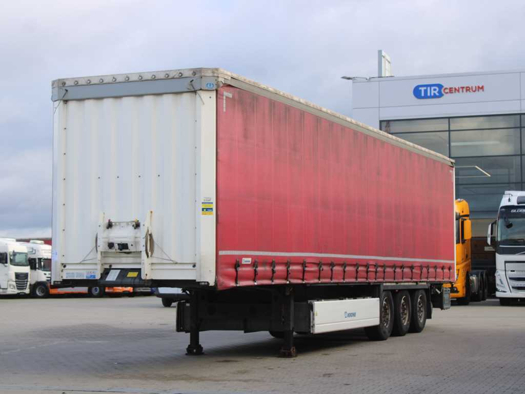 Krone SD, LIFTING AXLE, MULTILOCK, SAF, 2x PALLET BASKET - Semi-reboque de lona: foto 1 Krone SD, LIFTING AXLE, MULTILOCK, SAF, 2x PALLET BASKET - Semi-reboque de lona: foto 1