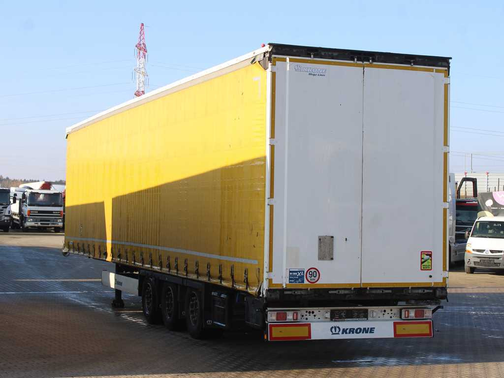 Krone SD, LOWDECK, LIFTING AXLE, LIFTING ROOF, MULTILOCK - Semi-reboque de lona: foto 5 Krone SD, LOWDECK, LIFTING AXLE, LIFTING ROOF, MULTILOCK - Semi-reboque de lona: foto 5