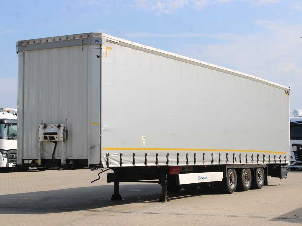 Krone SD, LOWDECK, LIFTING AXLE, MULTILOCK, SAF, LIFTING ROOF - Semi-reboque de lona: foto 1 Krone SD, LOWDECK, LIFTING AXLE, MULTILOCK, SAF, LIFTING ROOF - Semi-reboque de lona: foto 1