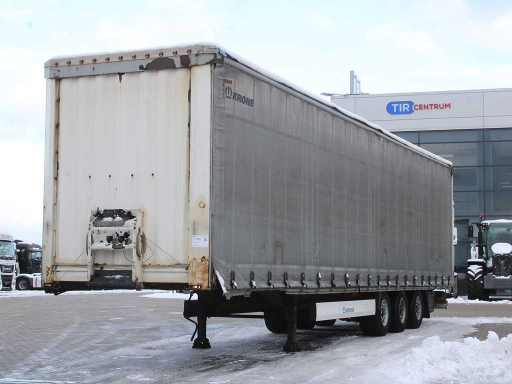 Krone SD, LOWDECK, MULTILOCK, LIFTING AXLE, LIFTING ROOF - Semi-reboque de lona: foto 1 Krone SD, LOWDECK, MULTILOCK, LIFTING AXLE, LIFTING ROOF - Semi-reboque de lona: foto 1
