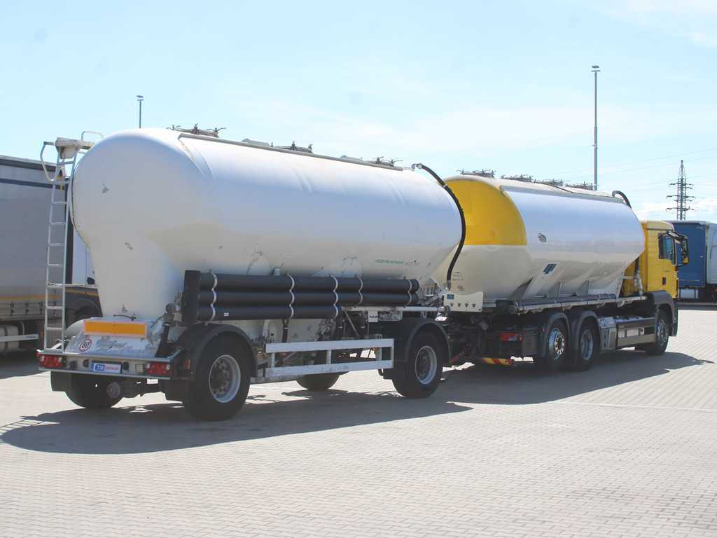 MAN TGA 26.440, 6x2, EURO 5, FELDBINDER 30m3, LIFTING AXLE, SILO + SPITZER (2006) - Caminhão tanque: foto 4 MAN TGA 26.440, 6x2, EURO 5, FELDBINDER 30m3, LIFTING AXLE, SILO + SPITZER (2006) - Caminhão tanque: foto 4