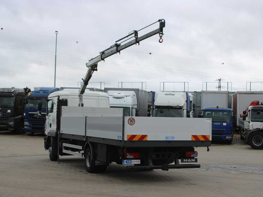 MAN TGL 8.220, EURO 5, SIDEBOARD, TIRES 80%, HYDRAULIC ARM TLC_38A.3 - Camião de caixa aberta/ Plataforma, Camião grua: foto 5 MAN TGL 8.220, EURO 5, SIDEBOARD, TIRES 80%, HYDRAULIC ARM TLC_38A.3 - Camião de caixa aberta/ Plataforma, Camião grua: foto 5